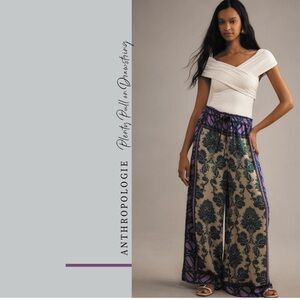 Anthropologie Plenty Draw String Waist Pants